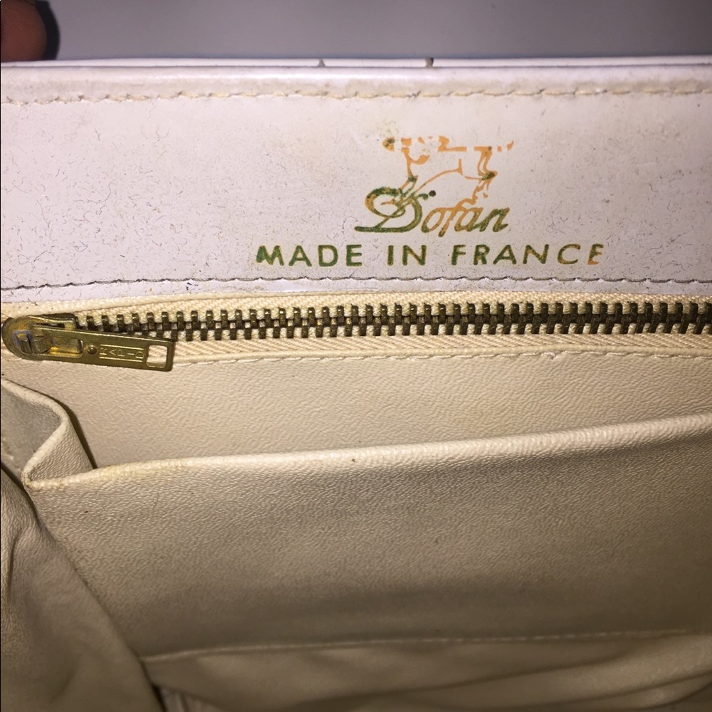 Dofan  Vintage Leather Bag made in France - Picture 7 of 13